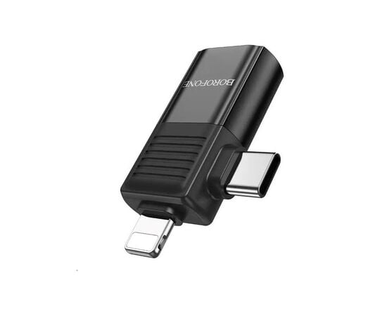 Адаптер Borofone USB C Lightning USB A