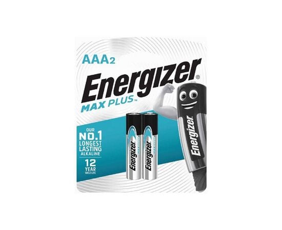 Батарейки Energizer AAA 2шт 1.5V LR03 Max Plus ALK