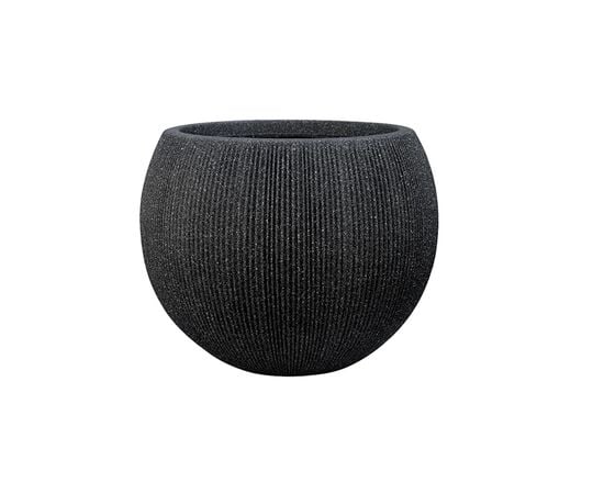 Керамический горшок Mega Collections Titan Hera Bowl Pot Anthracite D37H30