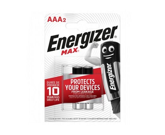 Батарейка Energizer AAA 2шт LR03 MAX 1.5V