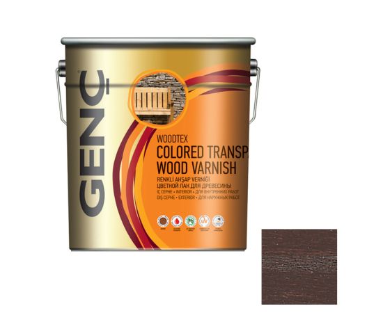 Varnish wood protection color Genc LT-8473 antic walnut 0.75 l