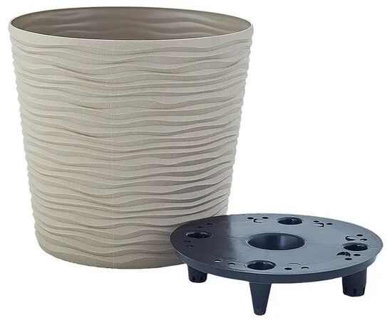 Plastic pot Aleana Fusion d23,5x22см cm Cocoa