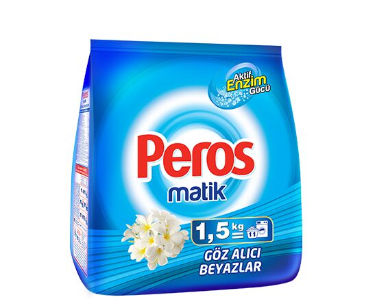 Washing powder Peros automatic for white 1.5 kg