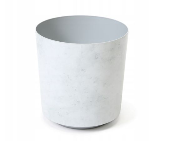 Горшок цветочный Lamela Cover pot SOLO IML 300 marble белый