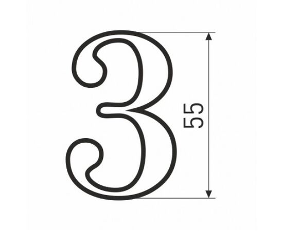 Numbers plastic Soller 141-004 №3