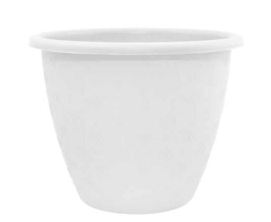 Flower Pot Plastic Verona 45x34 (White)