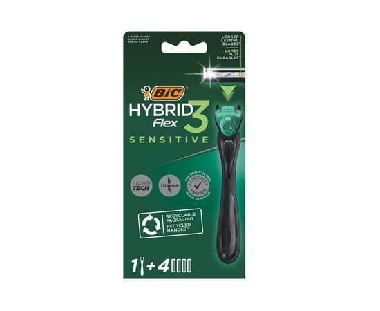 Бритва BIC Flex 3 Hibrid Sensitive