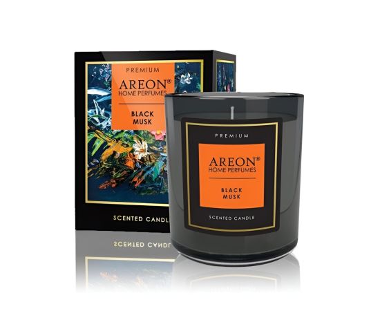 Fragrant candle AREON black musk 500 gr 03994