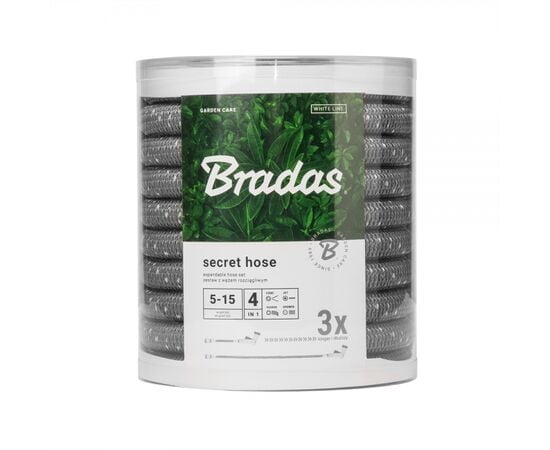 Stretch hose with accessories Bradas WSCH515GY 5-15 m