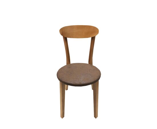 Kitchen chair "Rion" with wooden brown seat 41x41x83 cm