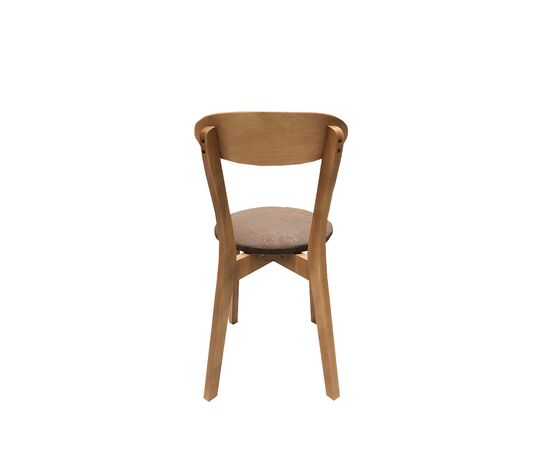 Kitchen chair "Rion" with wooden brown seat 41x41x83 cm