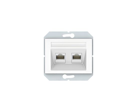 Розетки VILMA 2 я RJ45 cat5e UTP белый XP500