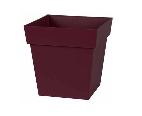 Plastic pot EDA Plastiques POT TOSCANE CARRE 32X32X32cm 22l