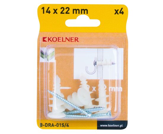 Dubel Koelner 4 pcs B-DRA-01S/4