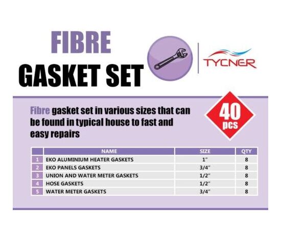 Fiber spacer kit Tycner 1958/K (40 el.)