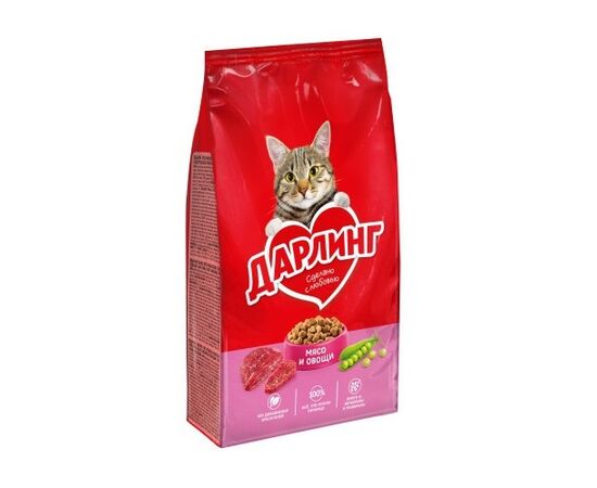 Сухой корм для кошек Darling говядина и овощи 760г