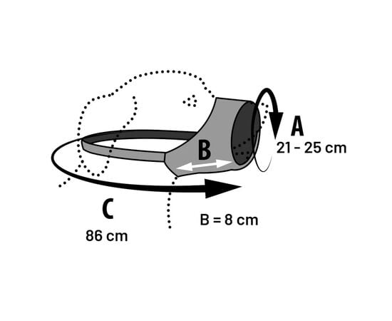 Намордник Flamingo L шея39-86см нос21-25см черный