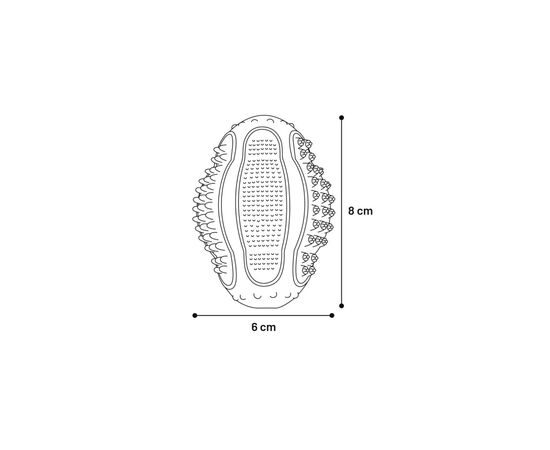 Dog toy Flamingo DENTAL BOUNCER RUFFUS 8x6cm