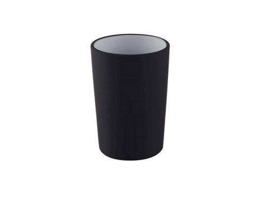 Cup for toothbrushes Plain Black 65702