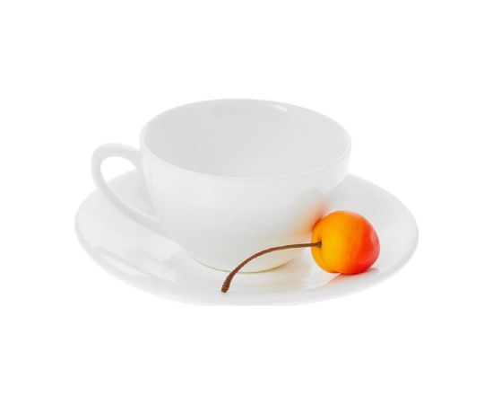 Cup of tea with saucer Wilmax 8993001 180ml