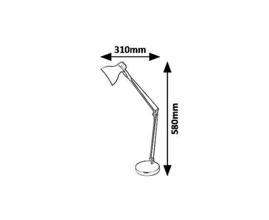 Table lamp Rabalux Carter 6409 E14 1X MAX 11W