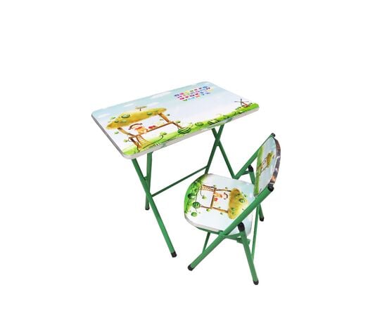 Table with children's chair folding GIRL