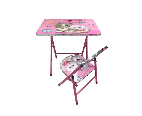 Table with children's chair folding GIRL