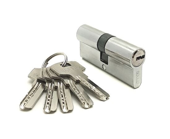 Cylinder Soller F5 70 profile key chrome