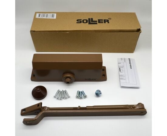 Door closer Soller №501 80-100 kg brown