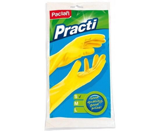 რეზინის ხელთათმანები  Paclan Practi S