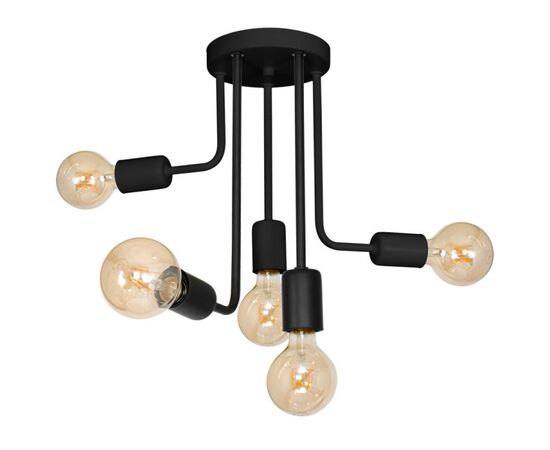 Chandelier Candela 8926 5x60W E27 black