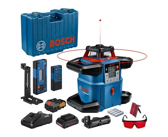 ლაზერი როტაციული Bosch Professional GRL600CHV+LR60 18V