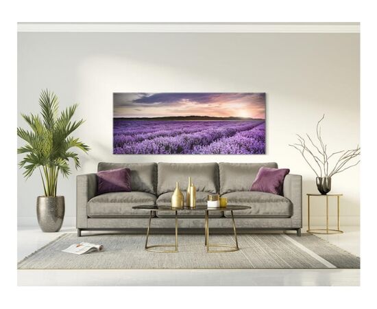 A picture on glass Styler LAVENDER FIELD EX372 50X125