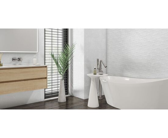 Кафель Super Ceramica RELIEVE TECNO ONE WHITE RVTO 30X60см