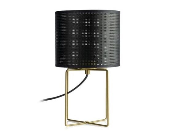 Table lamp Luminex Loft h150 metal gold Ø180 black 5292