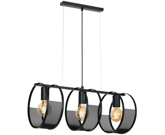 Chandelier Luminex Siner 1377 3x60W E27 black