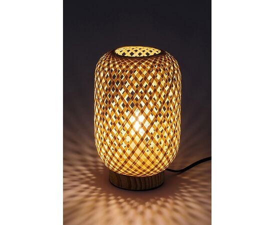 Table lamp Rabalux ALINAFE 1 E14 Ø155 h240 rattan 74016