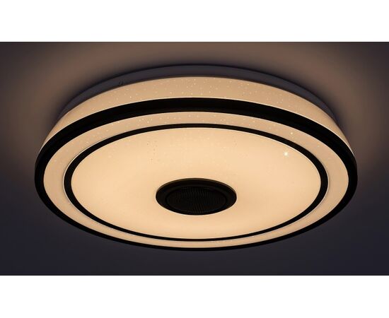 Ceiling lamp Rabalux Nikolaus 24W 3000 6500K Ø395 H90mm black white 71030