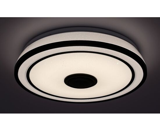 Ceiling lamp Rabalux Nikolaus 24W 3000 6500K Ø395 H90mm black white 71030