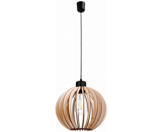 Hanging ADVITI PALLA Ø270 1 E27 black wood