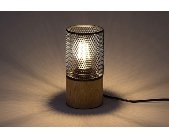 Table lamp Rabalux CALLUM 1 E27 h95 L195 wood black 74040