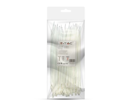 Tie V-TAC 3.5 200mm 100pcs white 11167