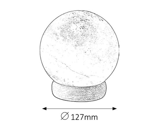 Salt lamp + bulb Rabalux Ozone 4093 E14 1x MAX 15W