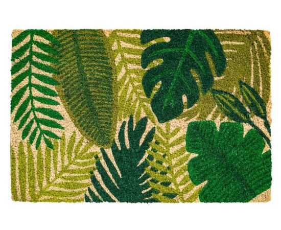 ფეხსაგები Hamat Ruco Print Green Leaves 40x60 სმ