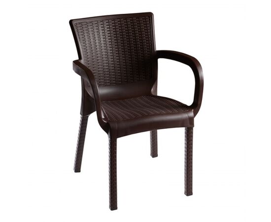 სავარძელი ORKIDE RATTAN Dark brown