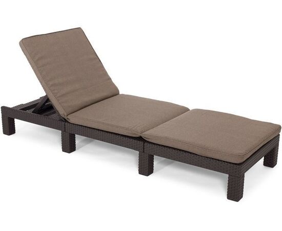 Chaise longue wicker KETER brown 195x65x25,5