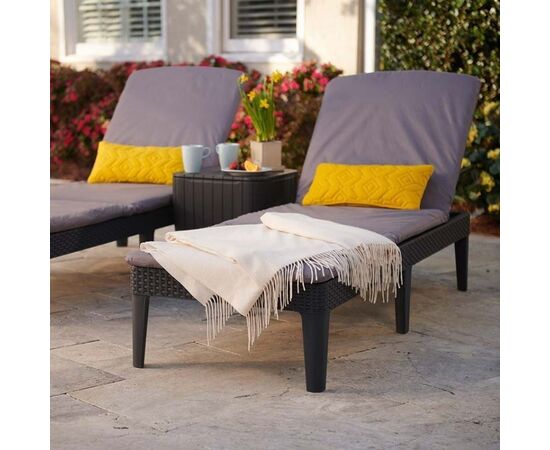 Chaise lounge Keter Jaipur Sun Lounger 187.5x58.2x29 cm