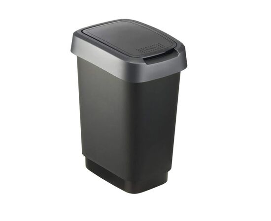 Trash can Rotho TWIST 25l gray