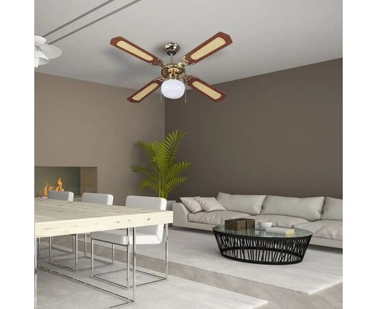 Chandelier ceiling fan V-TAC 1xE27 7914 50W