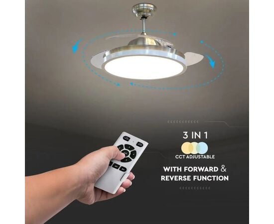 Chandelier ceiling fan V-TAC LED 7929 35W